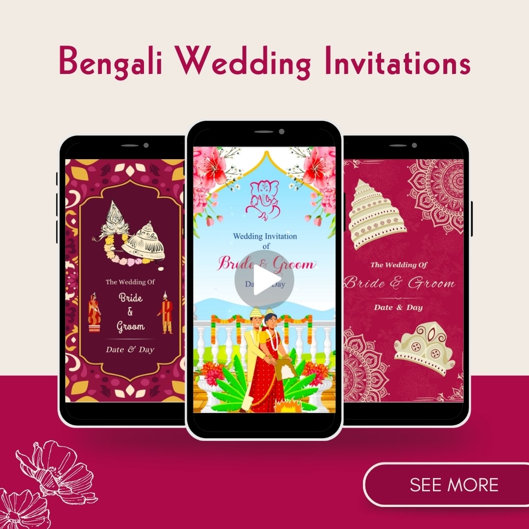 Digital Bengali Wedding Cards and Videos