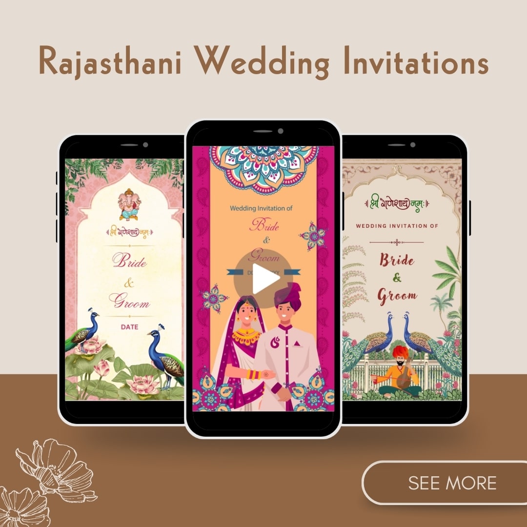 Rajasthani Wedding Cards and Videos