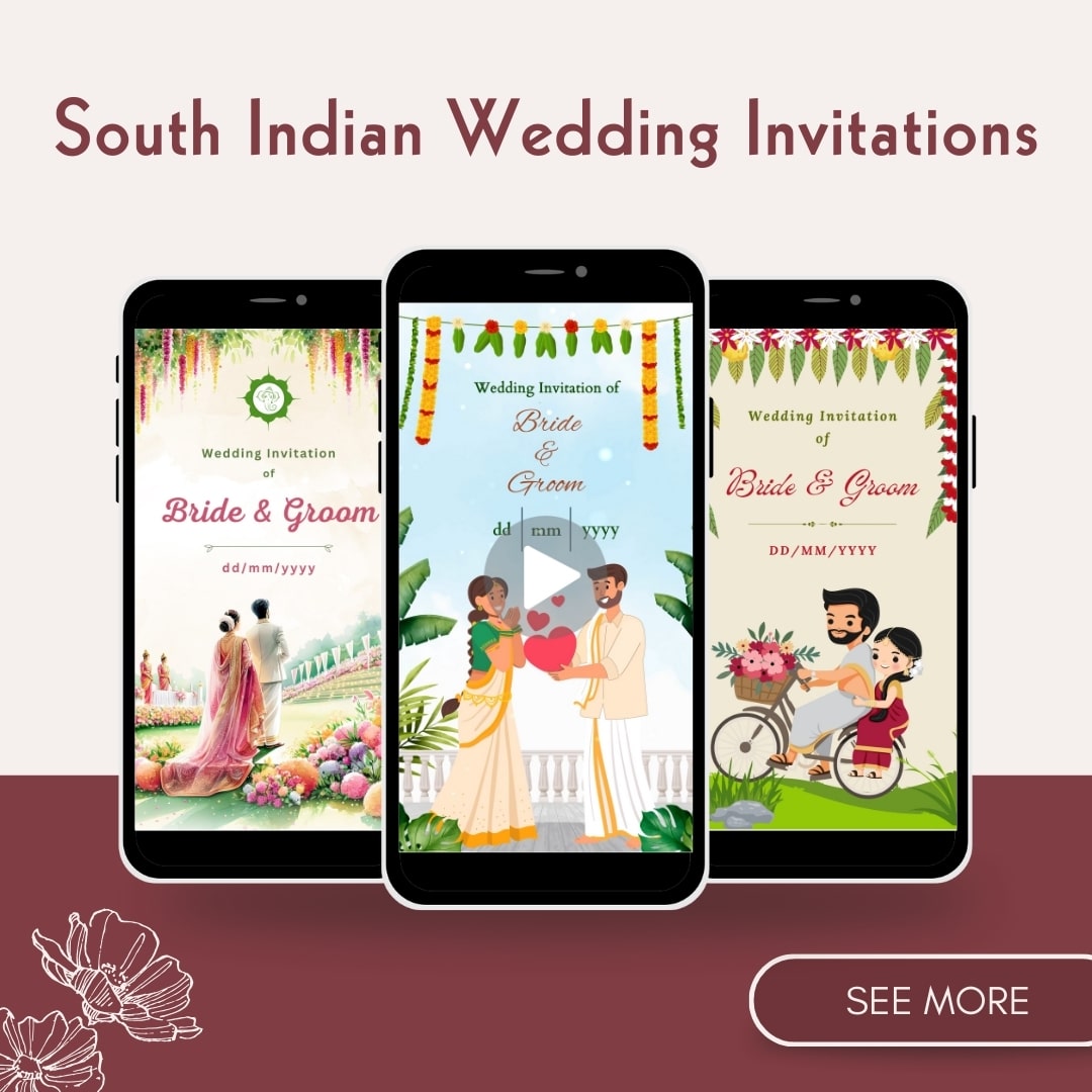 South Indian Wedding Cards and Videos