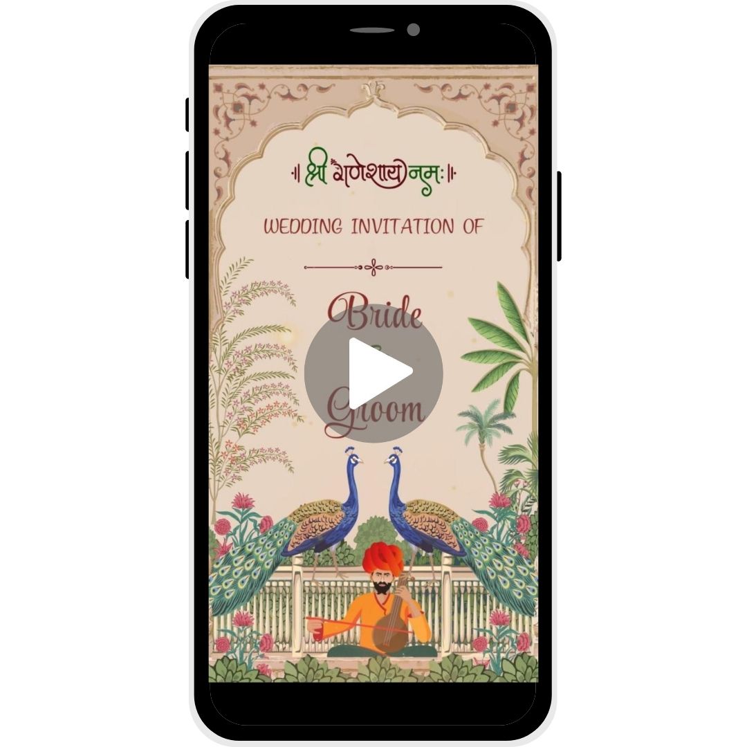 Royal Celebration Rajasthani Wedding Invitation Video