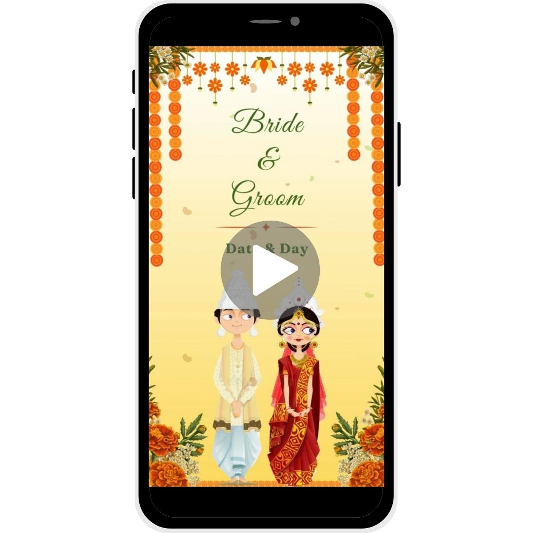 Shubho Milan Bengali Wedding Invitation Video
