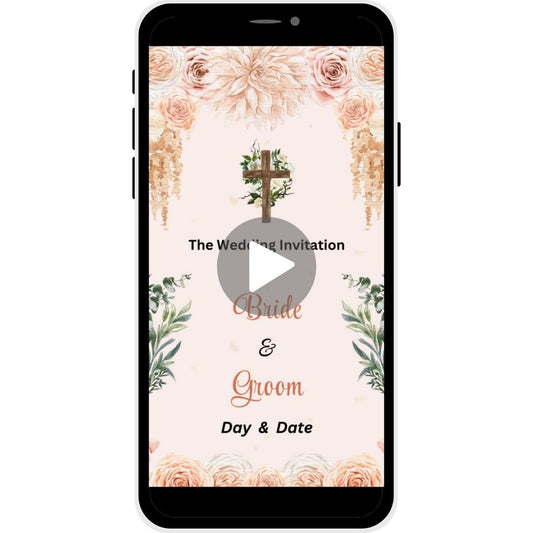 Sacred Love Christian Wedding Invitation Video