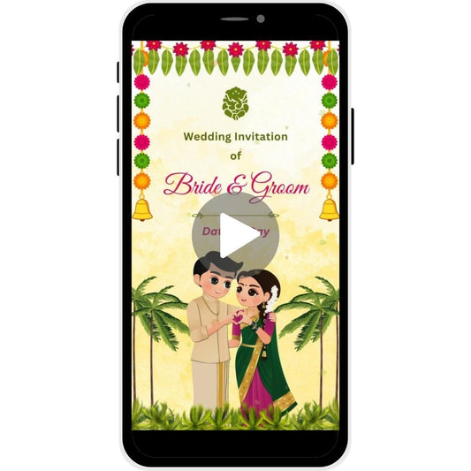 Temple Grandeur Tamil Wedding Invitation Video