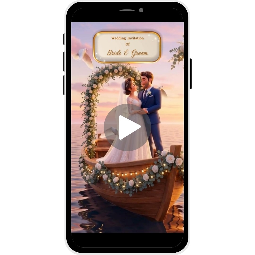 Forever Afloat 3D Wedding Invitation Video