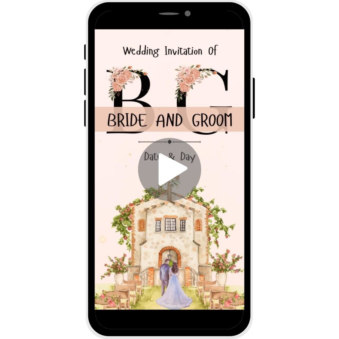 Chapel Charm Christian Wedding Invitation Video