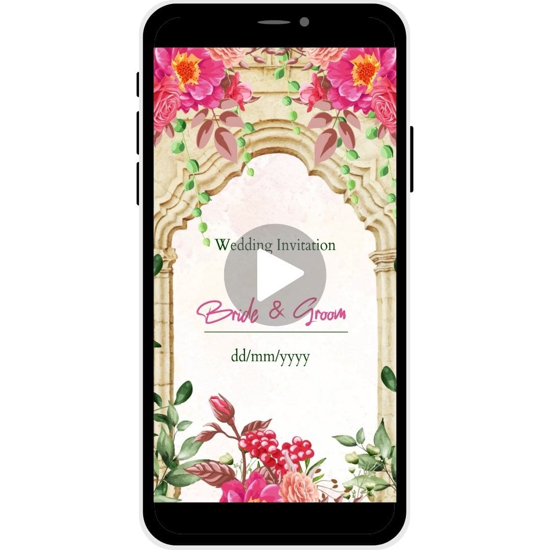 Eternal Love Muslim Wedding Invitation Video