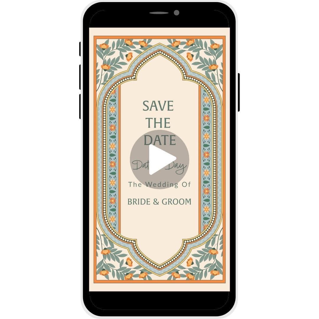 Ornate Beginnings Save The Date Invitation Video