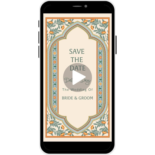Ornate Beginnings Save The Date Invitation Video