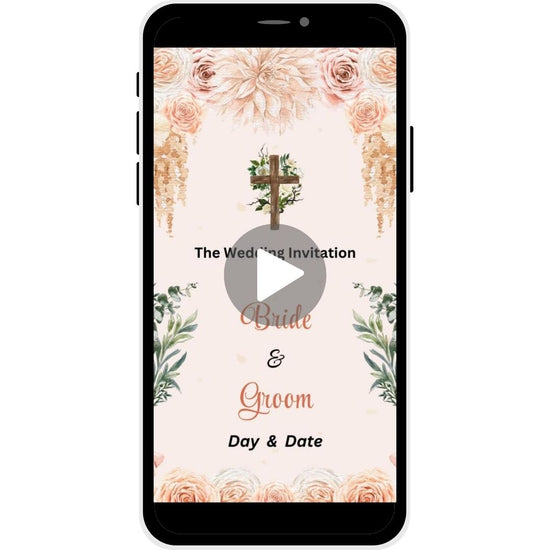 Sacred Love Christian Wedding Invitation video